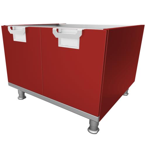 Hestan HCDL12RD 12 INCH Left side door CABINET BASE - Red