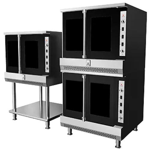 Hestan HUCOSLPH2BK Upright Convection Oven with Double Solid Doors - LP-H2, Black