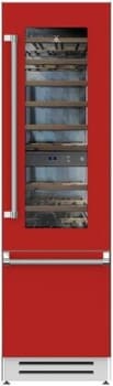 Hestan KRWR24RD 24 Inch Right Hinged Refrigerator with Wine - Red