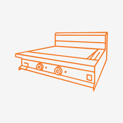 Hestan HPG24LPH2 24 Inch Plancha Top - Natural Gas - H1