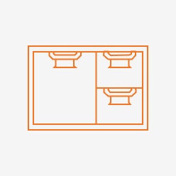 Hestan AGTRC20FAB 20 Inch Trash and Recycle Center Storage Drawer