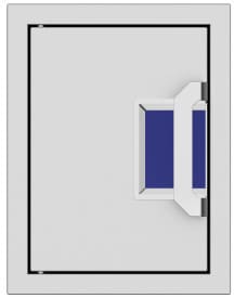 Hestan AEPTD16BU 16 Inch Paper Towel Dispenser with Commercial Grade Handle - Blue
