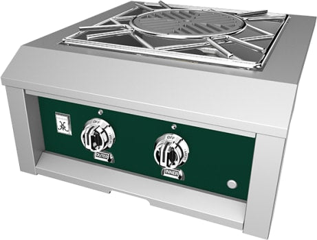 Hestan AGPB24LPGR 24 Inch Power Burner with Removable Drip Tray - Green