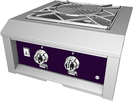 Hestan AGPB24LPPP 24 Inch Power Burner with Removable Drip Tray - Purple