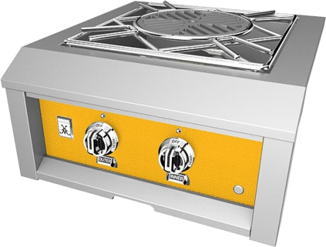 Hestan AGPB24LPYW 24 Inch Power Burner with Removable Drip Tray - Yellow