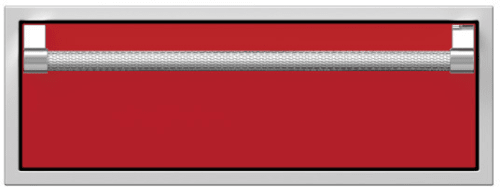 Hestan AGSR30RD 30 Inch Built-In Storage Drawer - Red