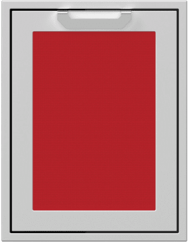 Hestan AGTRC20RD 20 Inch Trash and Recycle Center Storage Drawer - Red