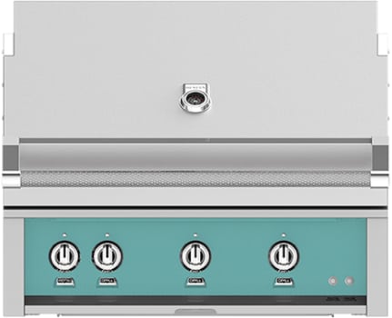 Hestan GABR36NGTQ 36 Inch Built-In Grill with Temperature Gauge and Hot Surface Ignition - Turquoise