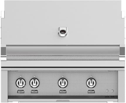 Hestan GABR36NG 36 Inch Built-In Grill with Temperature Gauge and Hot Surface Ignition