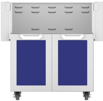 Hestan GCD30BU 30 Inch Double Door Grill Cart - Blue