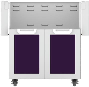 Hestan GCD30PP 30 Inch Double Door Grill Cart - Purple