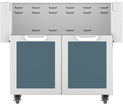 Hestan GCD36GG 36 Inch Double Door Grill Cart - Dark Gray