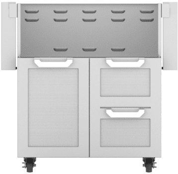 Hestan GCR30 30 Inch Double Drawer and Door Grill Cart