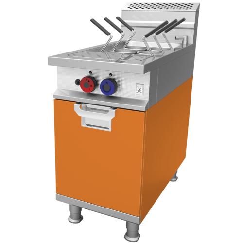 Hestan HPCR18NGH27OR 18 Inch Pasta Cooker Top - Natural Gas-H2 - Right Hand - Extended 6-Inch - Orange