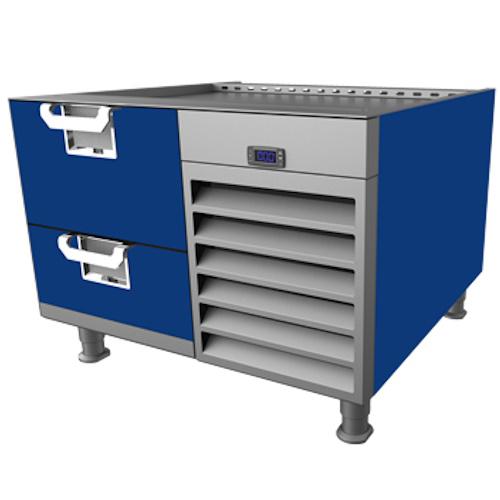 Hestan HFBS48BU 48 Inch Self-Contained Freezer Base - Blue