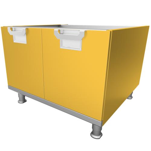 Hestan HCDL18YW 18 Inch Base Cabinet with Left-Hand Door - Yellow