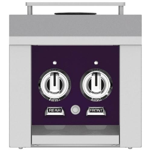 Hestan AGB122LPPP 12 Inch Side Burner with 20,000 BTU for Built-In Grills - Purple