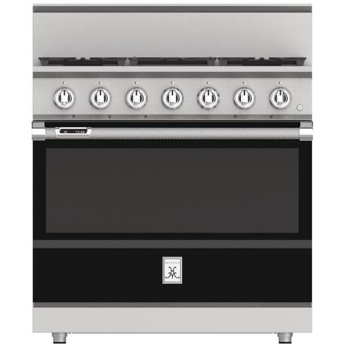 Hestan KRDS365LPBK 36 Inch Smart Gas Dual Fuel Range with 5 Burners - LP - Black