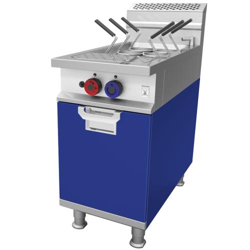 Hestan HPCHR18NG3BU 18 Inch Pasta Cooker Top - Natural Gas - Right Hand - BB Right - Hi Temp Safe - Blue