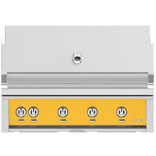 Hestan GABR42LPYW 42 Inch Built-In Grill with with Trellis Burner - Yellow