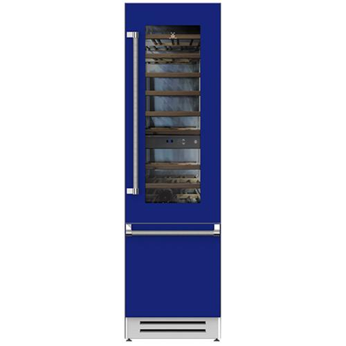 Hestan KRWR24BU 24 Inch Right Hinged Refrigerator with Wine - Blue