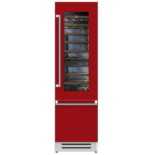 Hestan KRWL24RD 24 Inch Left Hinged Refrigerator with Wine - Red