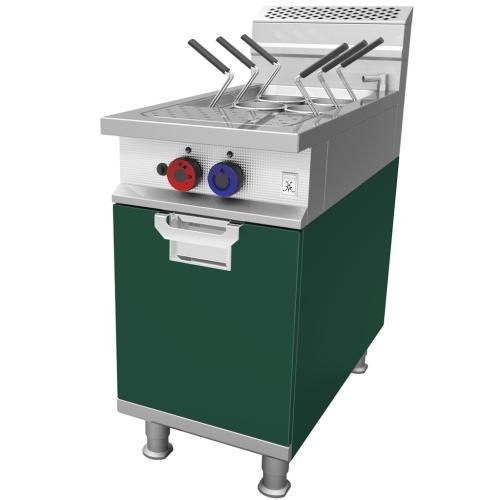 Hestan HPCHR18NGGR 18 Inch Pasta Cooker Top - Natural Gas - Right Hand - BB Right - Hi Temp Safe - Green