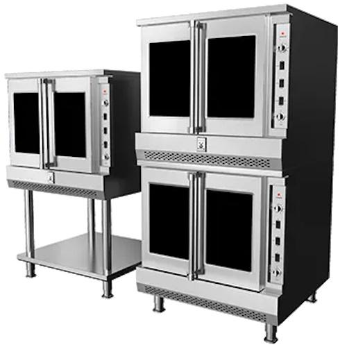 Hestan HUCOR2NGH2 Double Deck Upright Convection Oven with Right Viewing Window Door - NG-H2