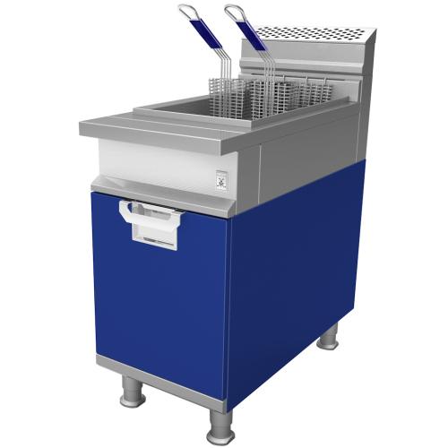 Hestan HFRR242NGH1BU 24 Inch RH Fryer Top -2 Natural Gas - Blue
