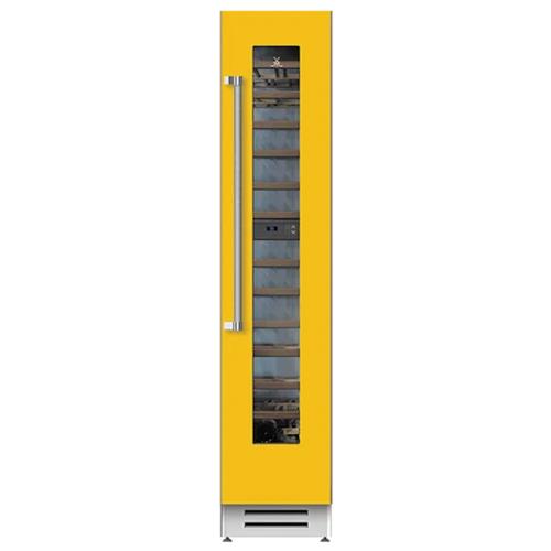 Hestan KWCR18YW 18 Inch Right Hinged Wine Column - Yellow