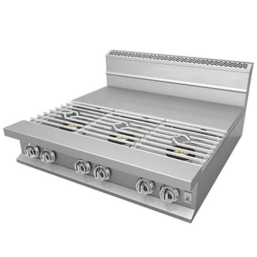 Hestan HST366LPH1 36 Inch Split Top Oven Assembly Liquid Propane High Performance H1