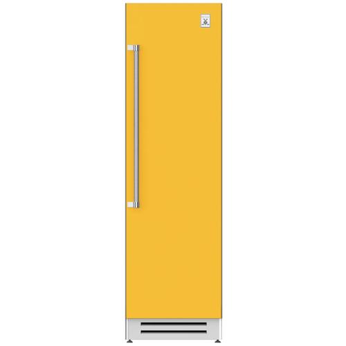 Hestan KFCR24YW 24 Inch Right Hinged Freezer Column - Yellow