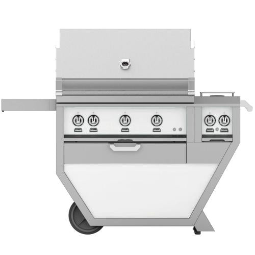 Hestan GSBR30CX2LPWH 30" Built-In Natural Gas Grill with Rotisserie & Sear Burner - White
