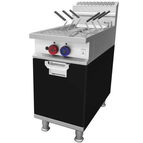 Hestan HPCHR18NGH13BK 18 Inch Pasta Cooker Top - Natural Gas - Right Hand - BB Right - Hi Temp Safe - Black
