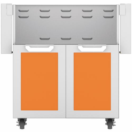Hestan GCD36OR 36 Inch Double Door Grill Cart - Orange