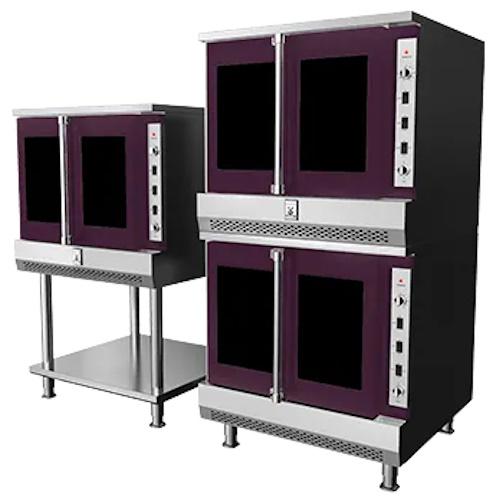 Hestan HUCOL2LPPP Double Deck Upright Convection Oven with Left-Side Viewing Window Doors -LP, Purple