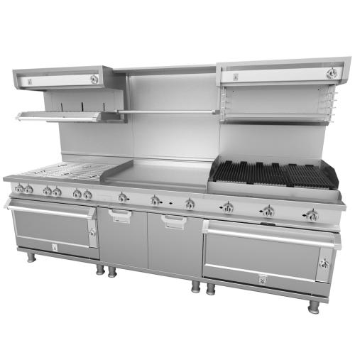 Hestan HSMW36LP 36 Inch Wall-Mount Salamander Assembly - LP