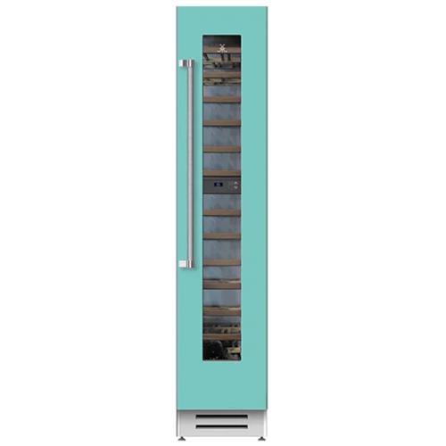 Hestan KWCL18TQ 18 Inch Left Hinged Wine Column - Turquoise