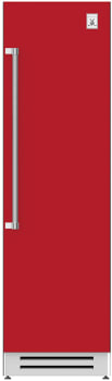 Hestan KFCR24RD 24 Inch Right Hinged Freezer Column - Red
