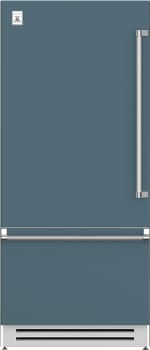 Hestan KRBL36GG 36 Inch Left Hinged Built-In Bottom Freezer Refrigerator with 18.5 cu. ft. Capacity - Dark Gray