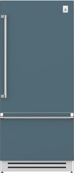 Hestan KRBR36GG 36 Inch Right Hinged Built-In Bottom Freezer Refrigerator with 18.5 cu. ft. Capacity - Dark Gray