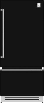 Hestan KRBR36BK 36 Inch Right Hinged Built-In Bottom Freezer Refrigerator with 18.5 cu. ft. Capacity - Black