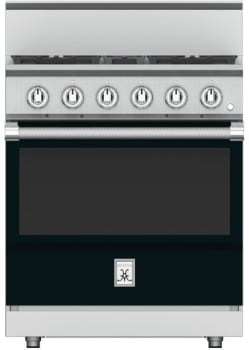 Hestan KRG304LPBK 30 Inch Freestanding Professional Gas Range with 4 Sealed Burners -LP-Black
