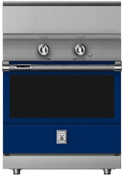 Hestan KRI30BKBU 30 Inch Freestanding Induction Range with 5 Cooking Elements, 5.8 cu. ft. Oven Capacity- Black - Blue