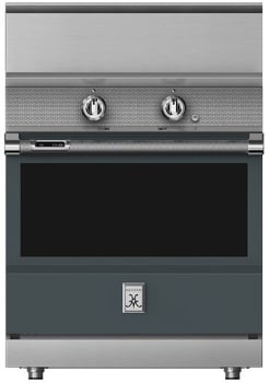 Hestan KRI30BKGG 30 Inch Freestanding Induction Range with 5 Cooking Elements, 5.8 cu. ft. Oven Capacity- Black - Dark Gray