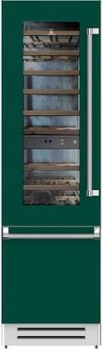 Hestan KRWL24GR 24 Inch Left Hinged Refrigerator with Wine - Green