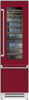 Hestan KRWR24BG 24 Inch Right Hinged Refrigerator with Wine - Burgundy
