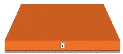 Hestan KVI42OR 42 Inch 550 CFM Island Ventilation Hood - Orange