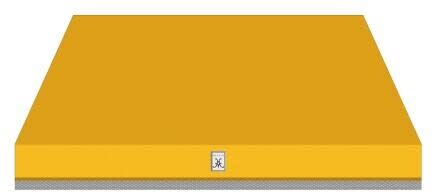 Hestan KVI42YW 42 Inch 550 CFM Island Ventilation Hood - Yellow